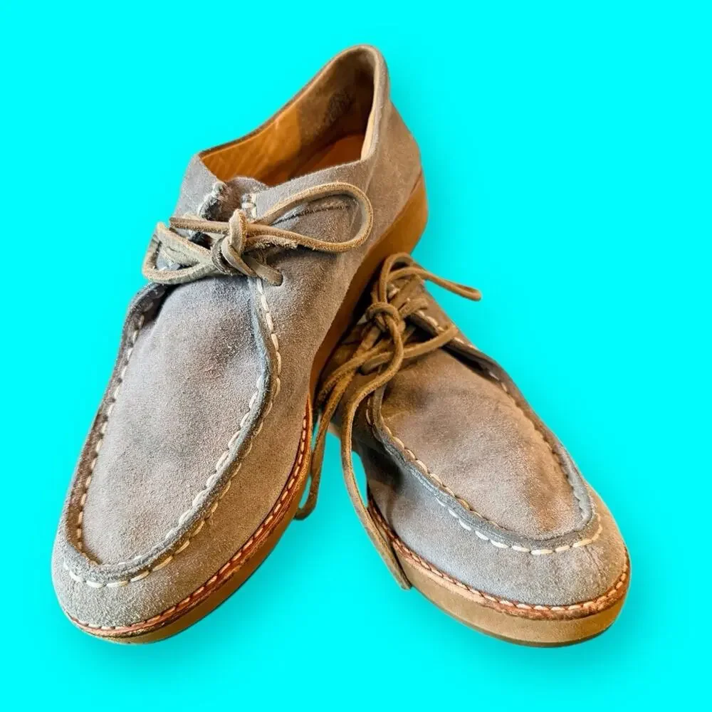 Seavees 10/61 Oxford shoes suede for women gray size 6